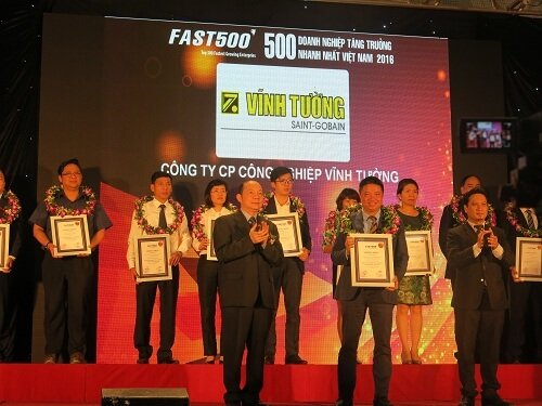 Vĩnh Tường 6 năm liên tiếp vinh dự nhận giải thưởng FAST 500