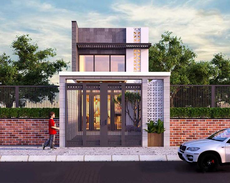 Nhờ lược bỏ các chi tiết rườm rà, mẫu mặt tiền nhà cấp 4 gác lửng 5m phong cách tối giản, hiện đại giúp không gian thêm phần tinh tế và rộng thoáng hơn