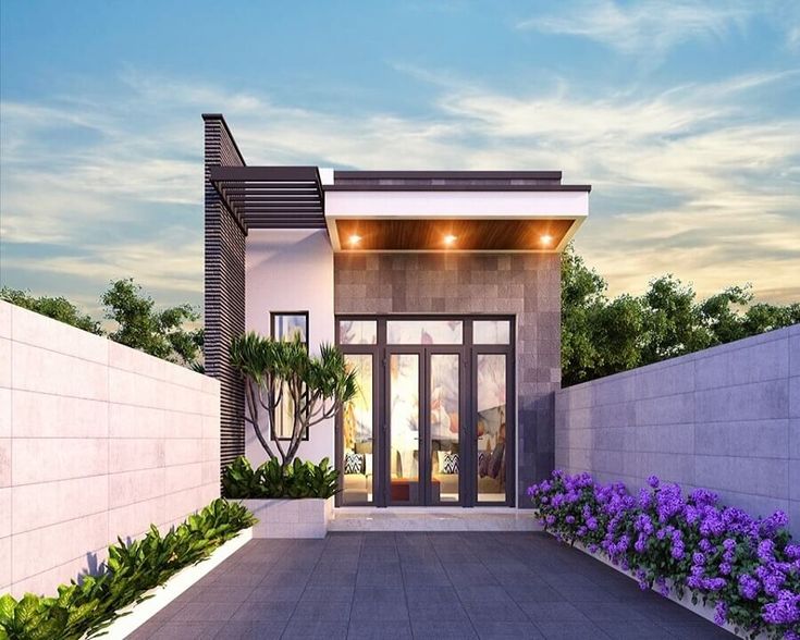 Chi phí xây dựng vừa phải cùng tính thẩm mỹ cao khiến mẫu mặt tiền nhà gác lửng 5x12m đơn giản trở thành lựa chọn phổ biến hiện nay