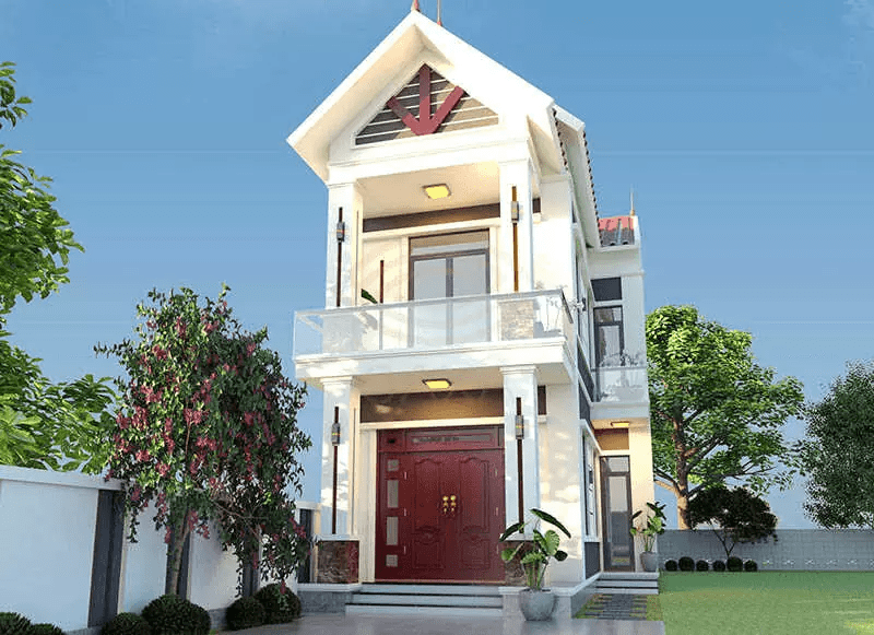 Mẫu nhà 2 tầng đẹp giá 700 triệu ở nông thôn, được nhiều gia đình ưa chuộng