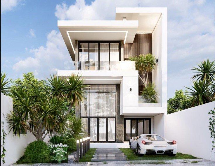 Mẫu nhà 2 tầng đẹp giá 700 triệu có gác lửng hiện đại, tiện nghi, tiết kiệm chi phí