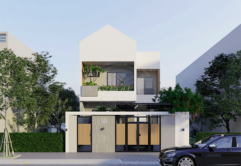 Mẫu nhà 2 tầng đẹp giá 700 triệu thiết kế đơn giản, sang trọng phổ biến hiện nay