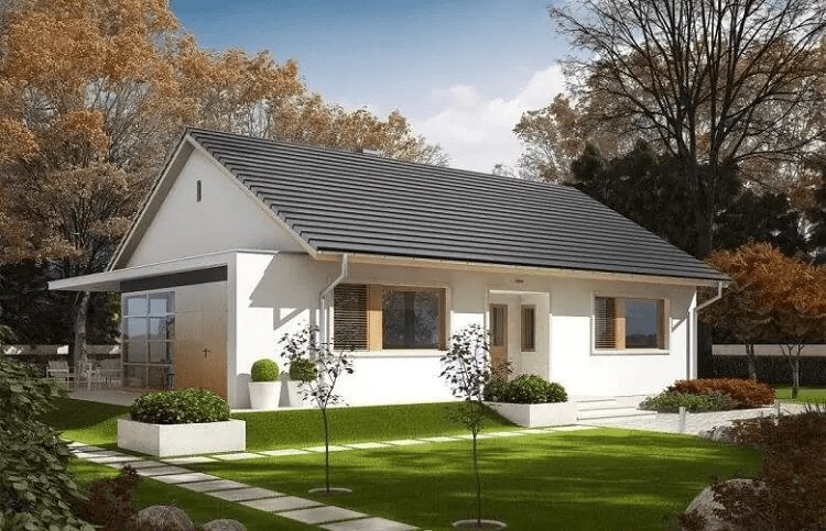 Với kinh phí 100 triệu, bạn hoàn toàn có thể xây dựng nhà cấp 4 trần chìm đẹp, tiện nghi