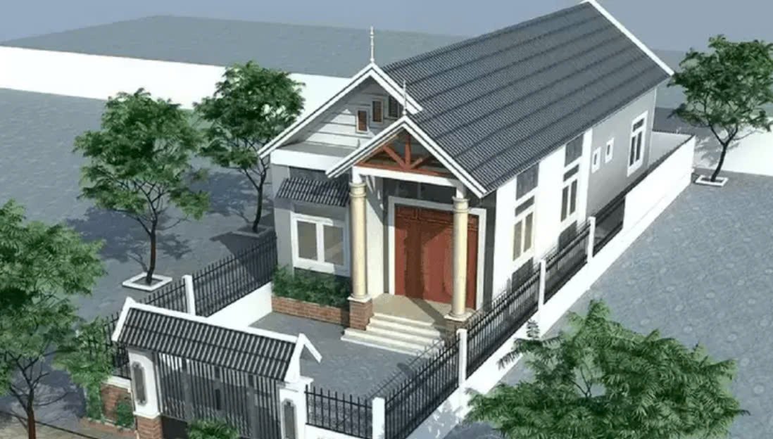 Mẫu nhà ống cấp 4 100 triệu đẹp, tối ưu không gian ở thành thị