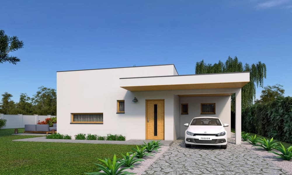 mẫu nhà cấp 4 giá 500 triệu nông thôn đơn giản