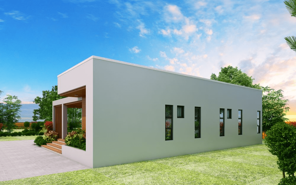 Nhà ống cấp 4 2 phòng ngủ đầy đủ công năng