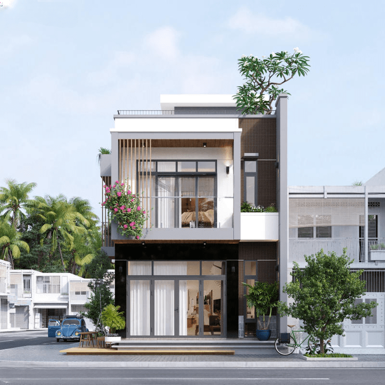 Mẫu thiết kế nhà đẹp 2 tầng