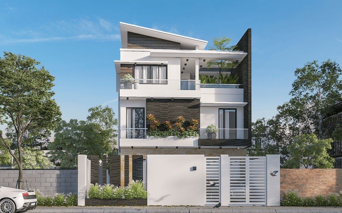 Mẫu nhà đẹp 3 tầng diện tích rộng rãi, tiện nghi