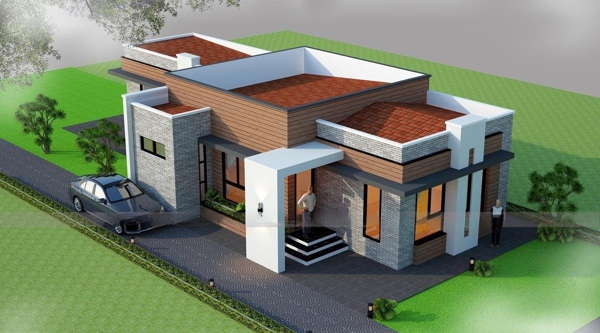 Mẫu nhà đẹp cấp 4 giá rẻ, phổ biến ở nông thôn