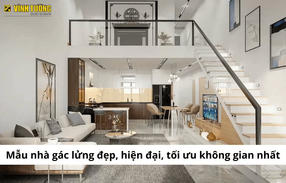 Mẫu nhà gác lửng đẹp