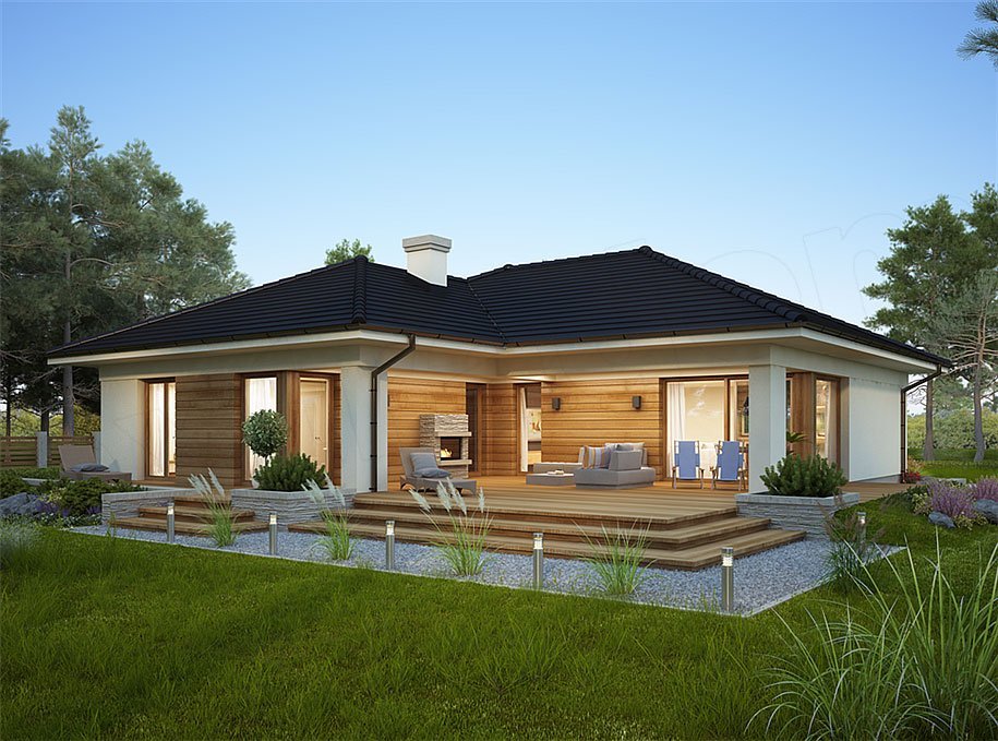 Nhà mái Nhật 1 tầng 3 phòng ngủ và 1 phòng thờ rộng rãi