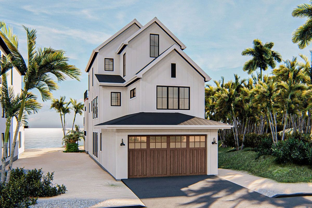 mẫu nhà ống đẹp 3 tầng 4m mái Thái 