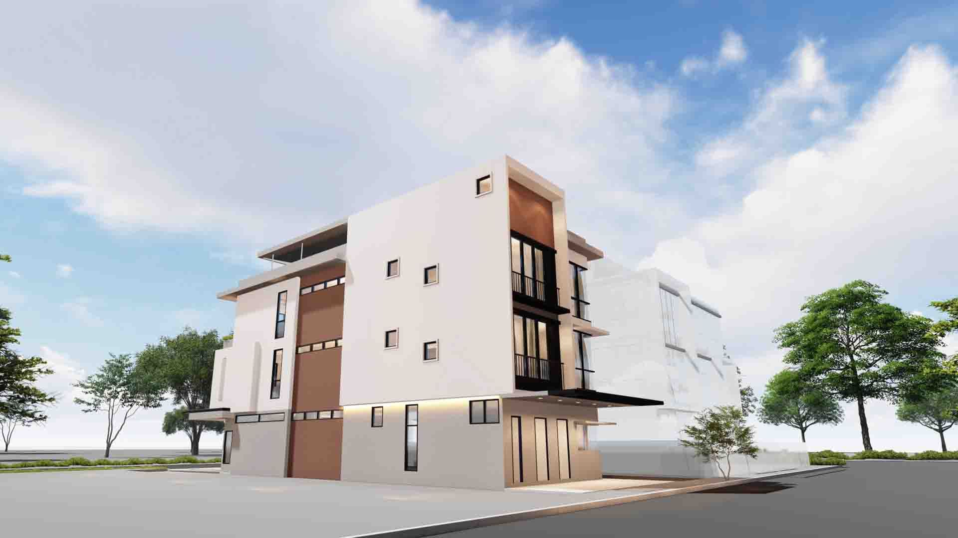 mẫu nhà ống đẹp 3 tầng 4m đơn giản