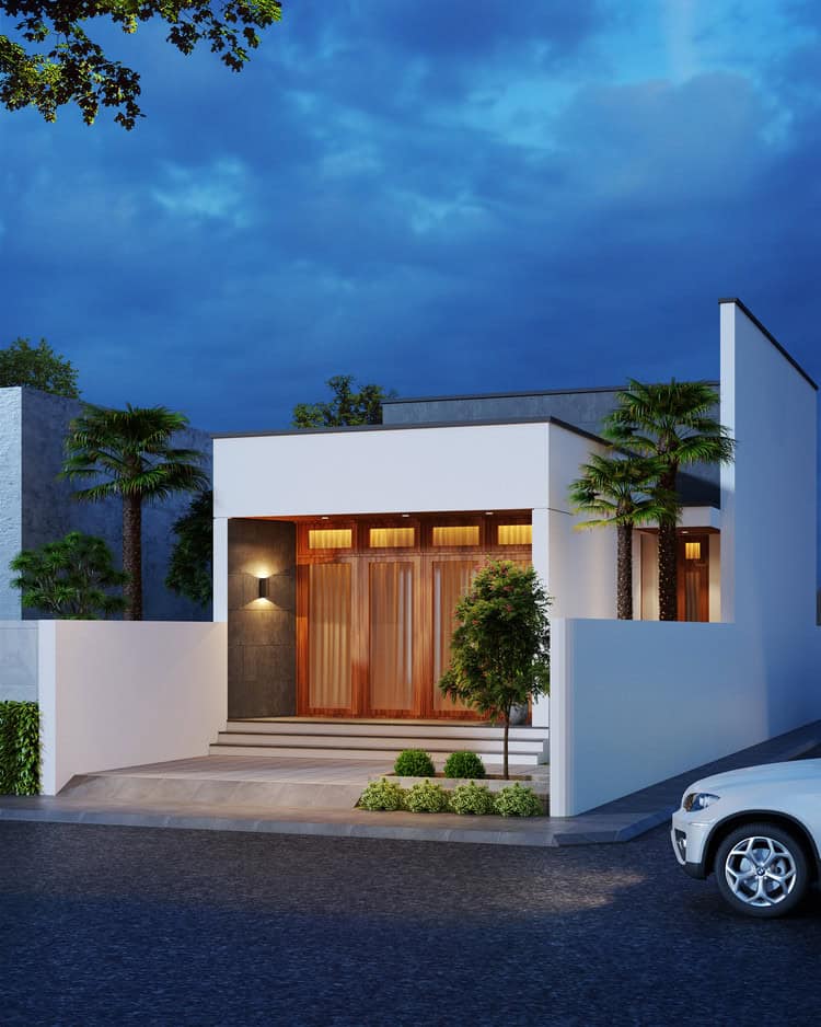 Mẫu nhà phố 1 tầng giá rẻ cho gia đình trẻ 2 - 3 thành viên