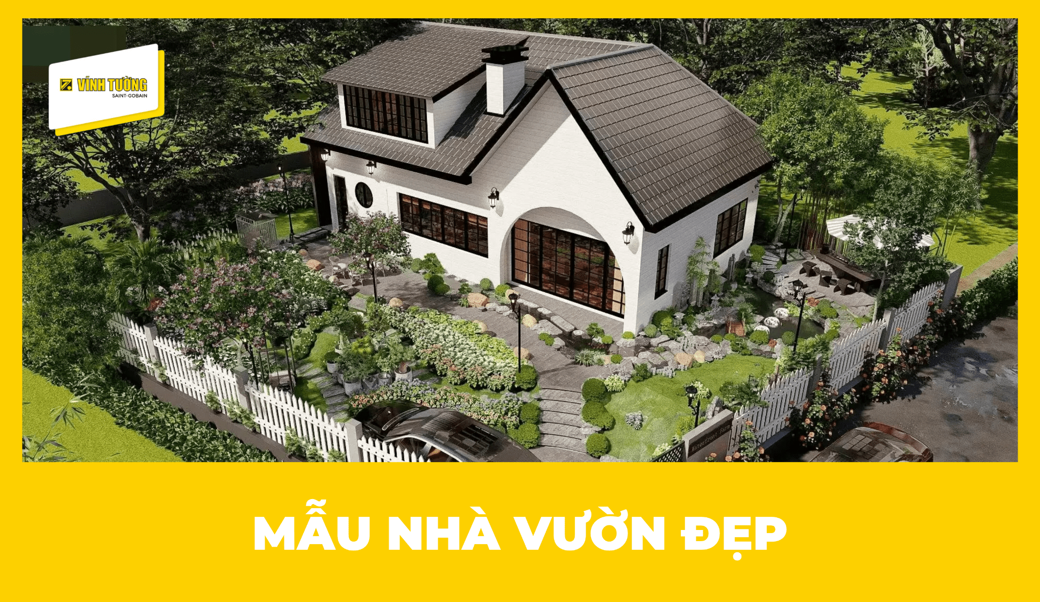 Mẫu nhà vườn đẹp