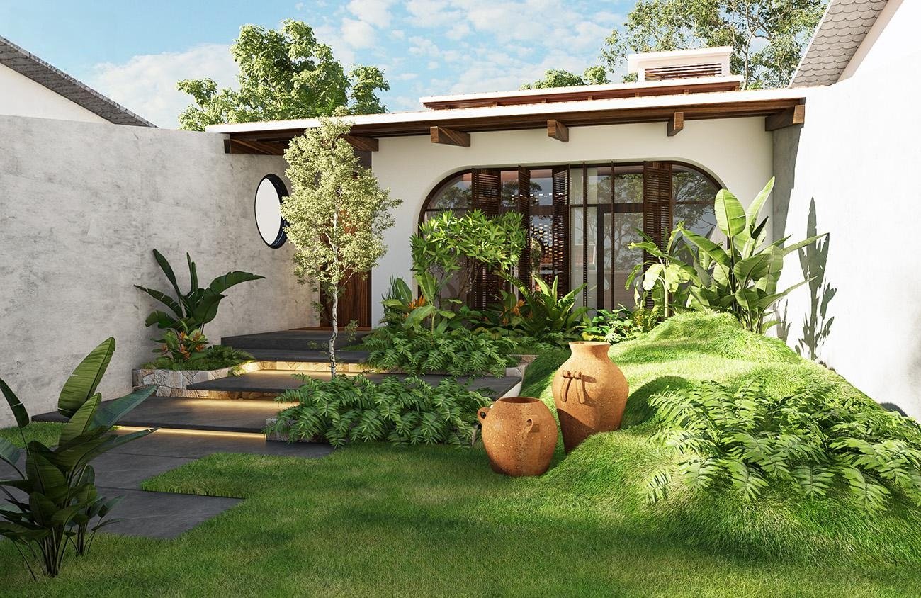 Mẫu nhà vườn nhỏ đẹp, tiết kiệm chi phí