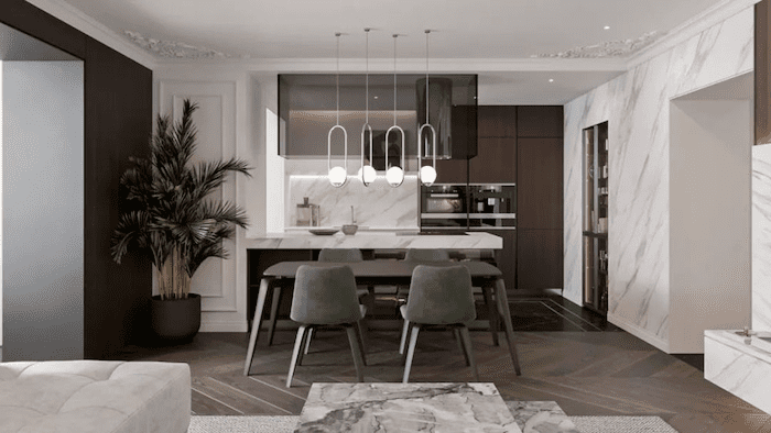 Mẫu thiết kế phòng bếp đẹp, hiện đại