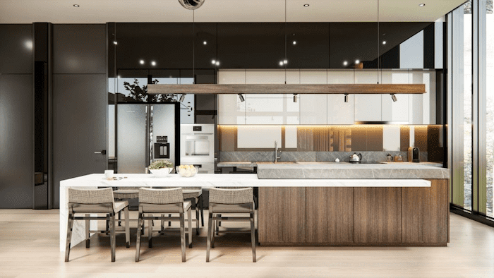 Mẫu thiết kế phòng bếp đẹp, sang trọng