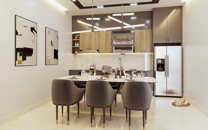 Thiết kế và bài trí nội thất phòng bếp hợp lý