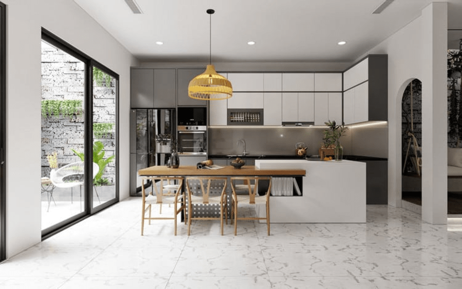 Đặc điểm thiết kế phòng bếp nhà ống 5m đẹp