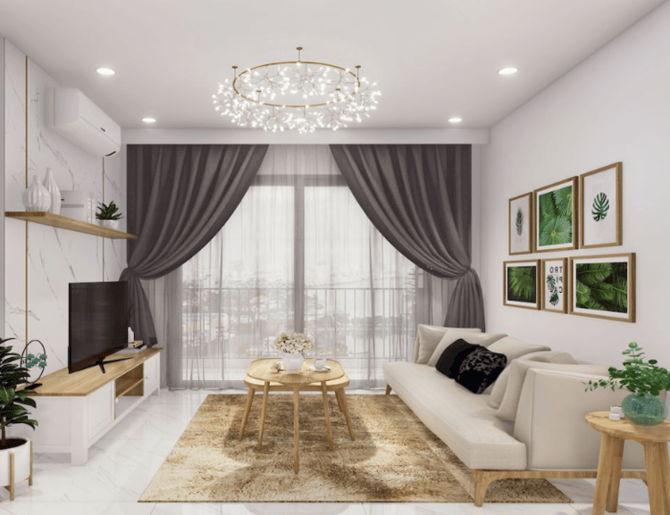 Bố trí nội thất phòng khách chung cư đẹp