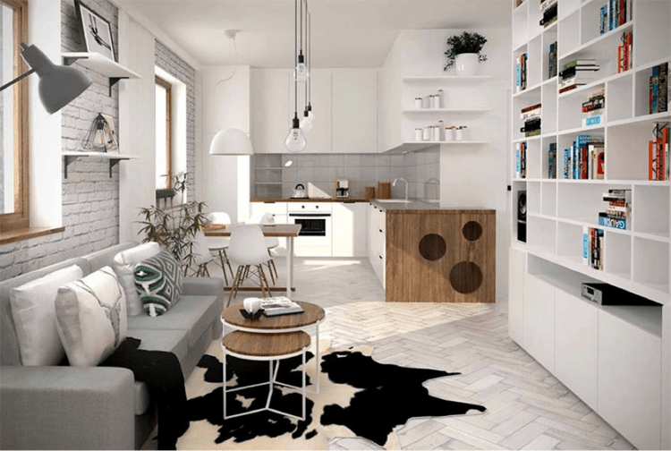 Mẫu phòng khách đẹp cho căn hộ