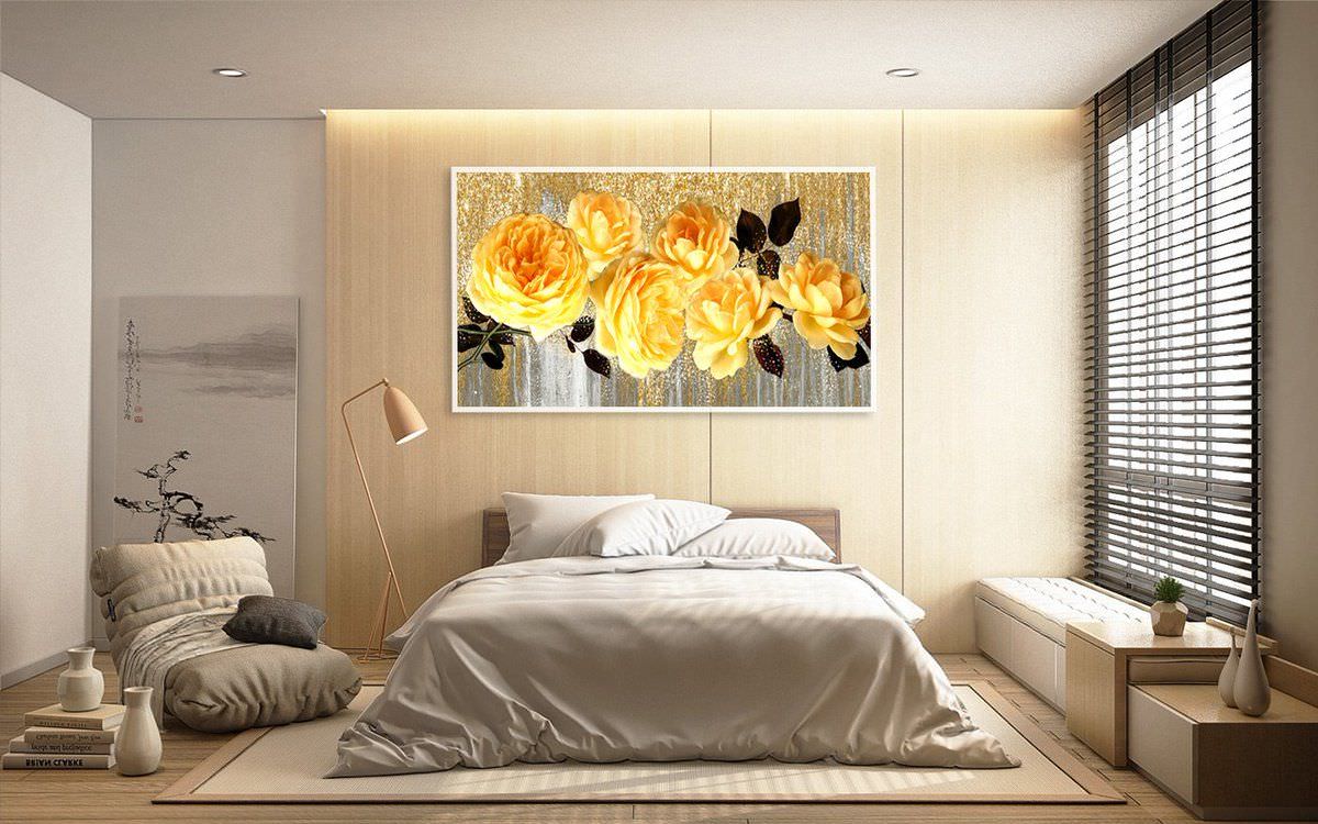 Tranh nghệ thuật thể hiện gu thẩm mỹ của chủ nhà