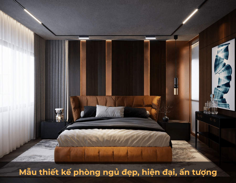 Mẫu thiết kế nội thất phòng ngủ đẹp, hiện đại, xu hướng mới nhất