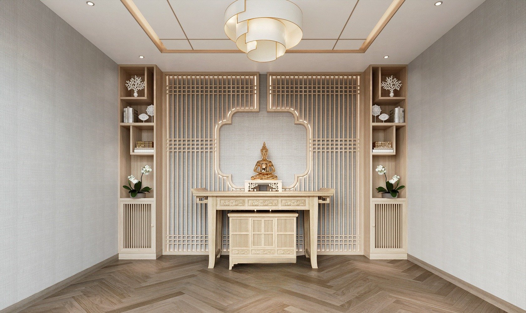  Nguyên tắc chiếu sáng phòng thờ đẹp