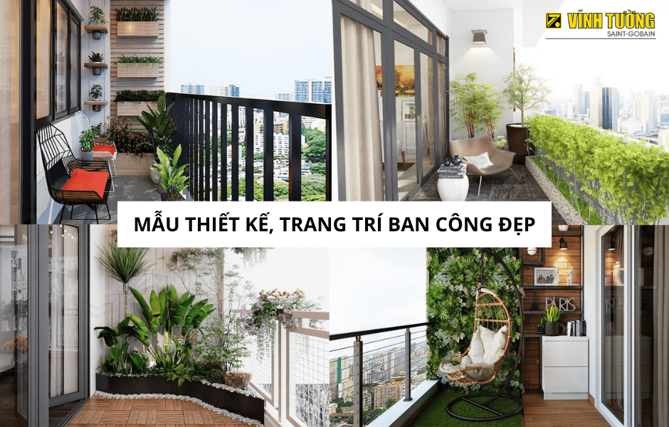 Mẫu thiết kế ban công đẹp