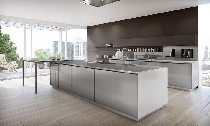 Trần thạch cao sơn trắng tinh tế, tao nhã