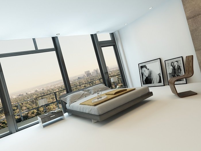 Mẫu trần thạch cao phẳng đơn giản