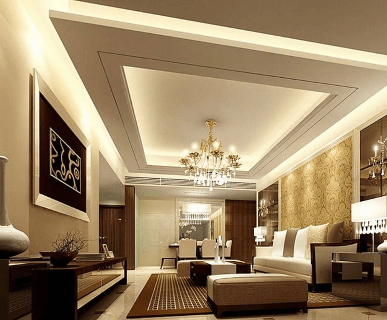 Các bước thi công trần thạch cao giật 2 cấp