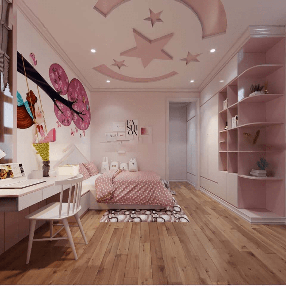 Mẫu trần thạch có số lượng và kích thước ngôi sao được phân bổ hợp lý (