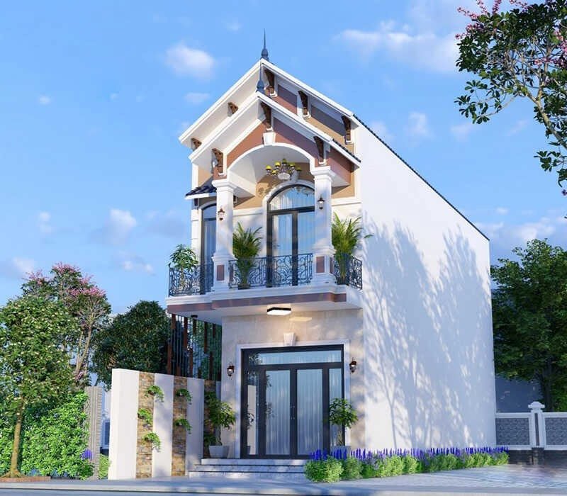 Nhà 2 tầng nông thôn 800 triệu thường có thiết kế tối giản, tiết kiệm chi phí