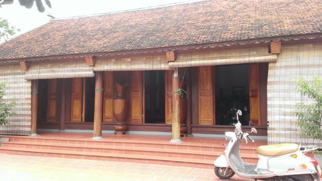 nhà 3 gian nông thôn bằng gỗ