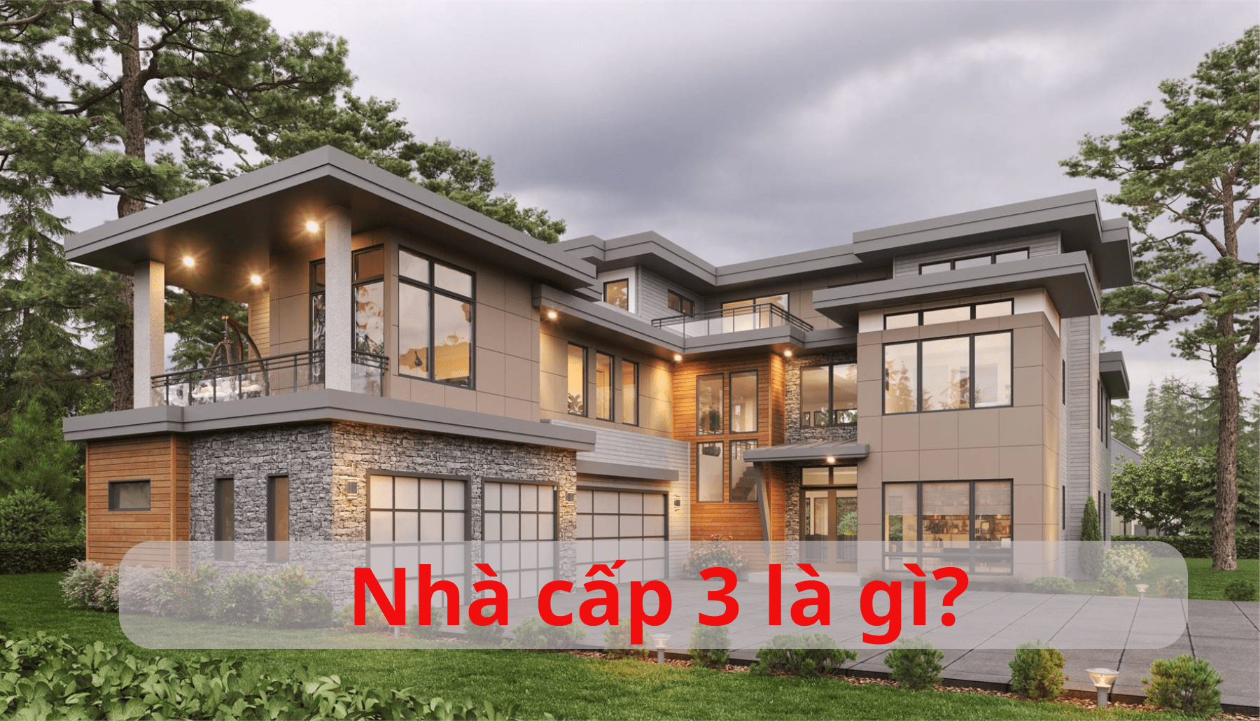 Nhà cấp 3 là loại nhà ở bán kiên cố với kết cấu chịu lực cơ bản