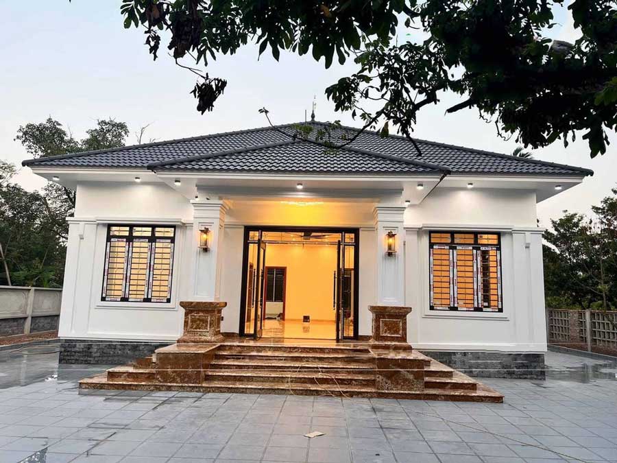 Mẫu nhà cấp 4 3 gian truyền thống Việt Nam