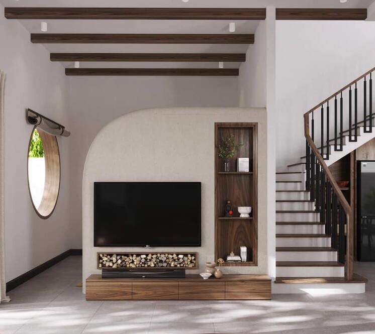 Nhà cấp 4 3 phòng ngủ 1 có gác lửng