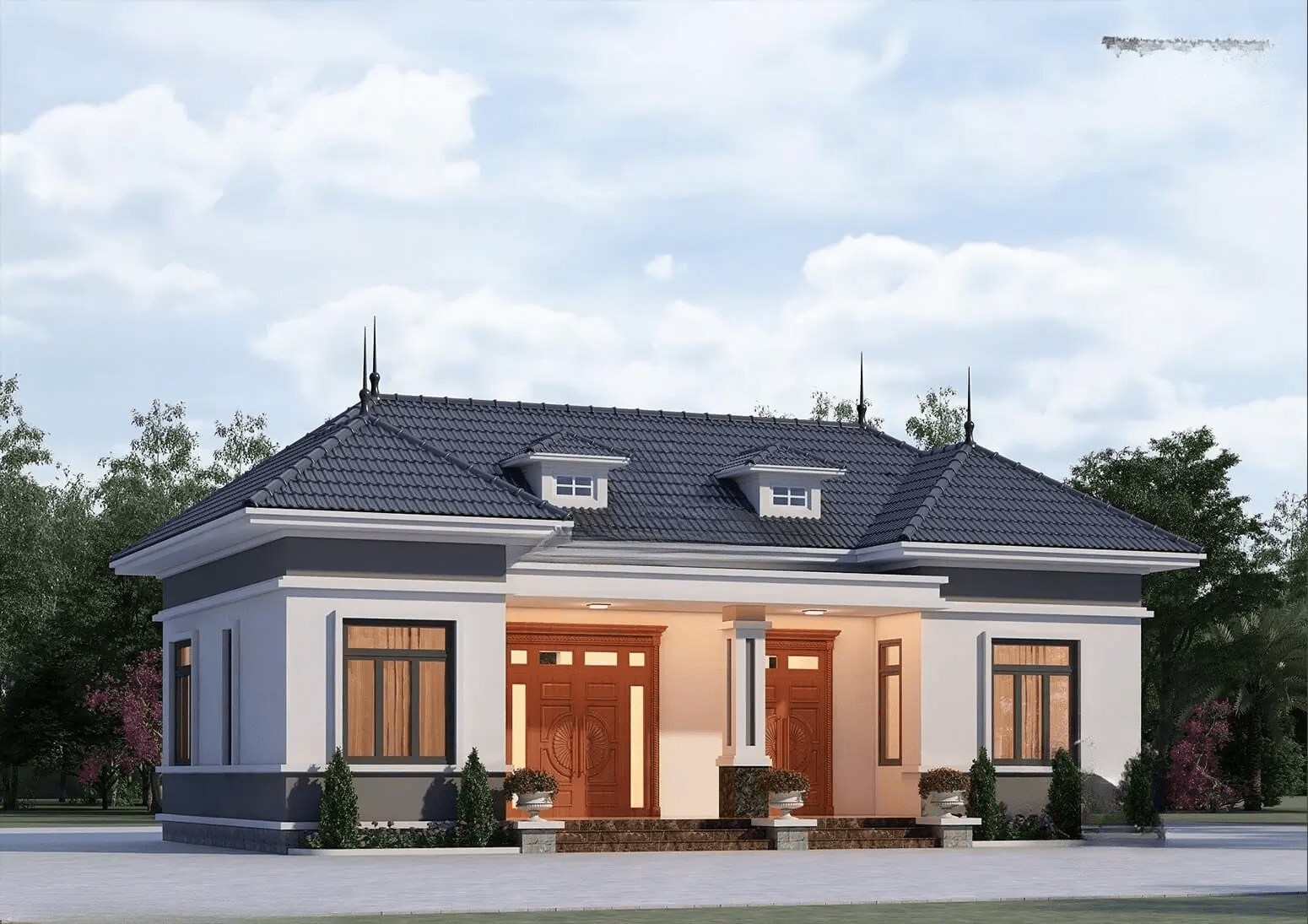 Nhà cấp 4 là công trình xây dựng có mái và tường vách dùng để ở hoặc mục đích khác