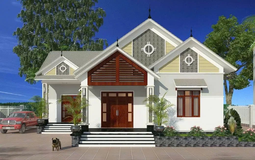 Mẫu nhà cấp 4 đẹp giá rẻ 300 triệu đơn giản