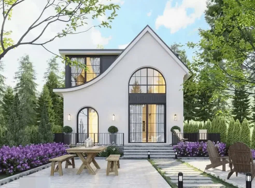 Mẫu nhà cấp 4 giá rẻ 300 triệu phong cách Bắc Âu