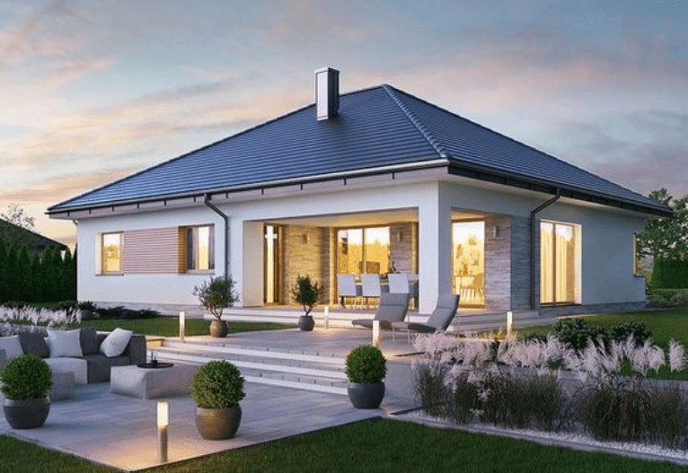 Không gian xanh chính là yếu tố quan trọng giúp ngôi nhà trở nên đẹp hơn (Nguồn: Internet)