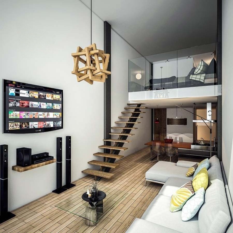 Mẫu nhà cấp 4 gác lửng 2 phòng ngủ đẹp mắt