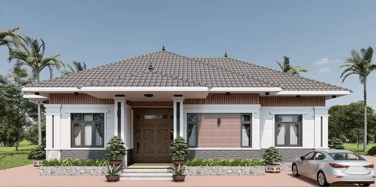 Chi phí xây nhà cấp 4 mái Nhật chi tiết