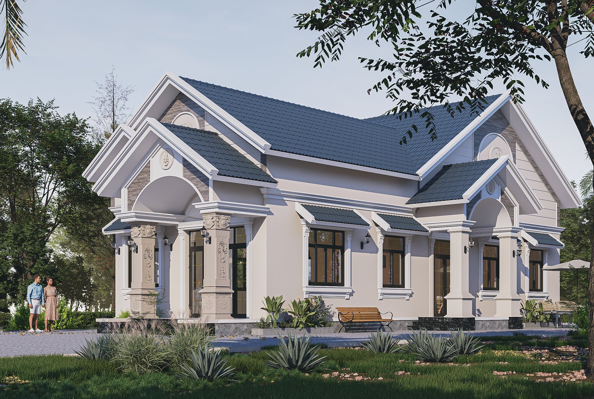 Gia chủ cần lưu ý lập bản vẽ chi tiết, tính toán kỹ kết cấu mái, vật liệu và thời điểm thi công để tối ưu chi phí (Nguồn: Internet)