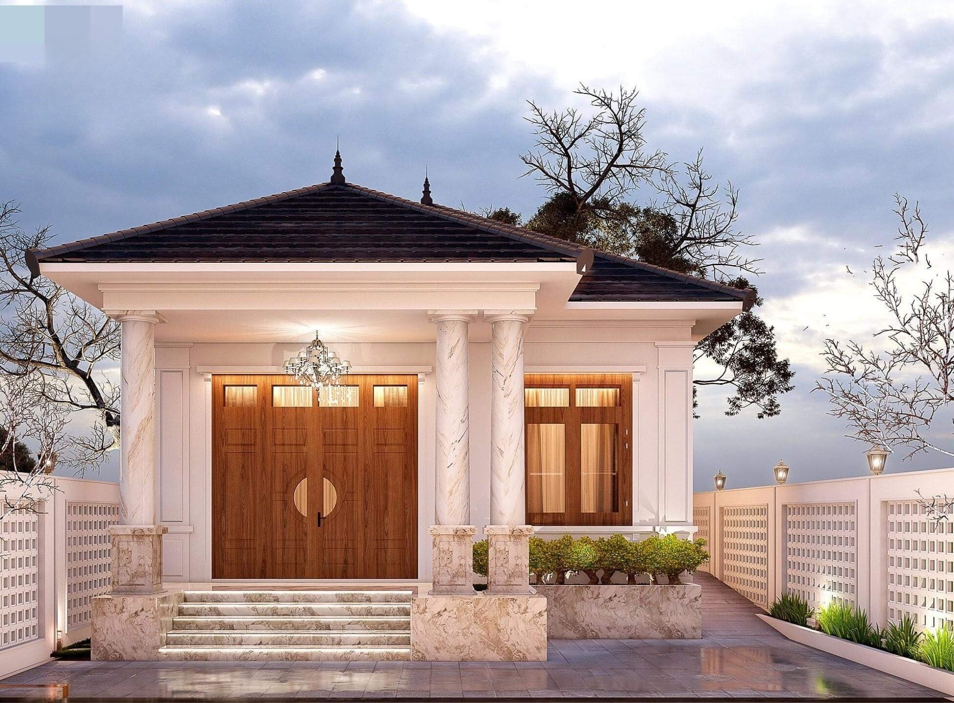 Sở hữu một ngôi nhà cấp 4 hiện đại, tiện nghi