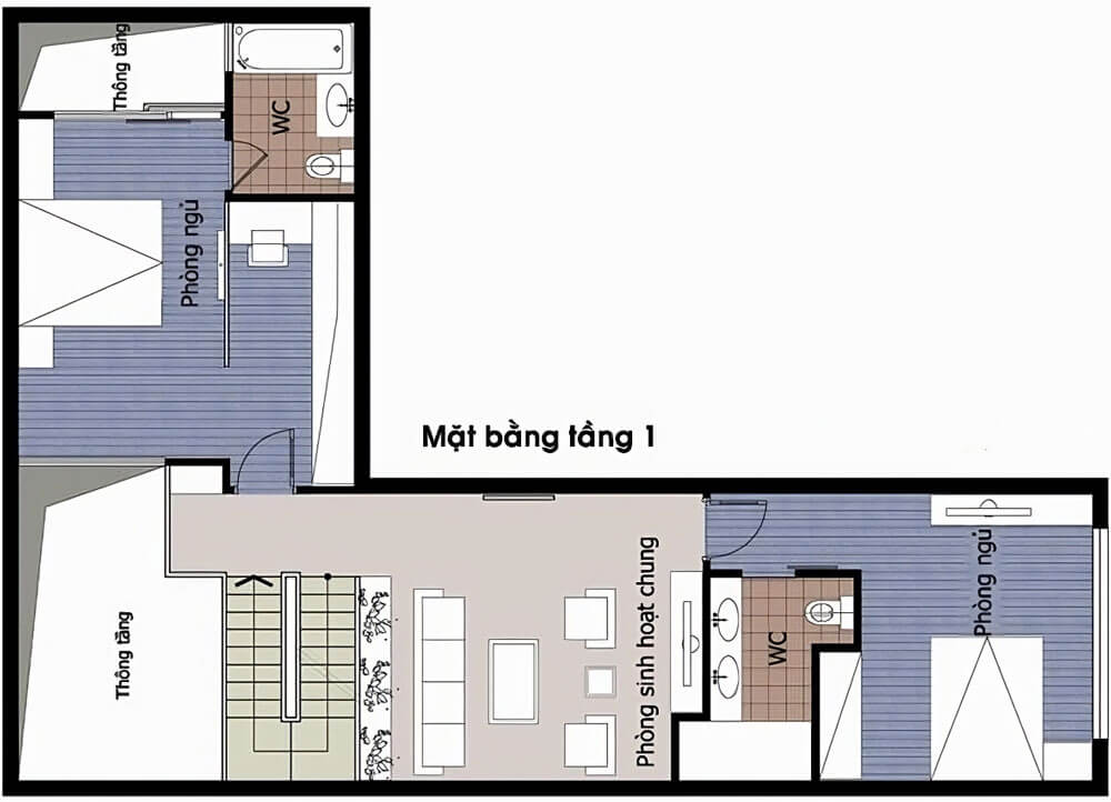 Cách hóa giải phong thủy xấu cho nhà chữ L