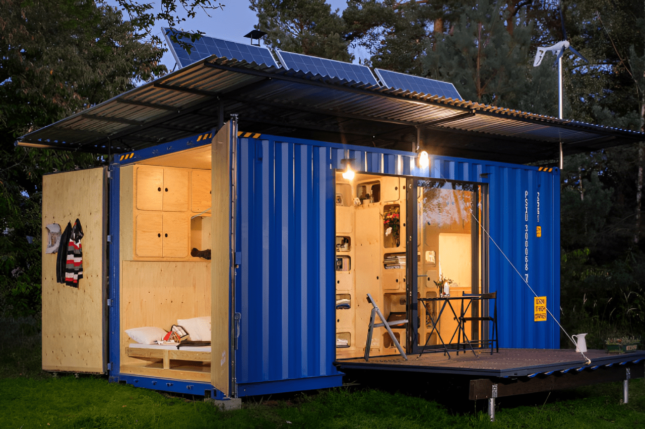 Mẫu nhà container 30 triệu tiết kiệm chi phí từ thùng container cũ