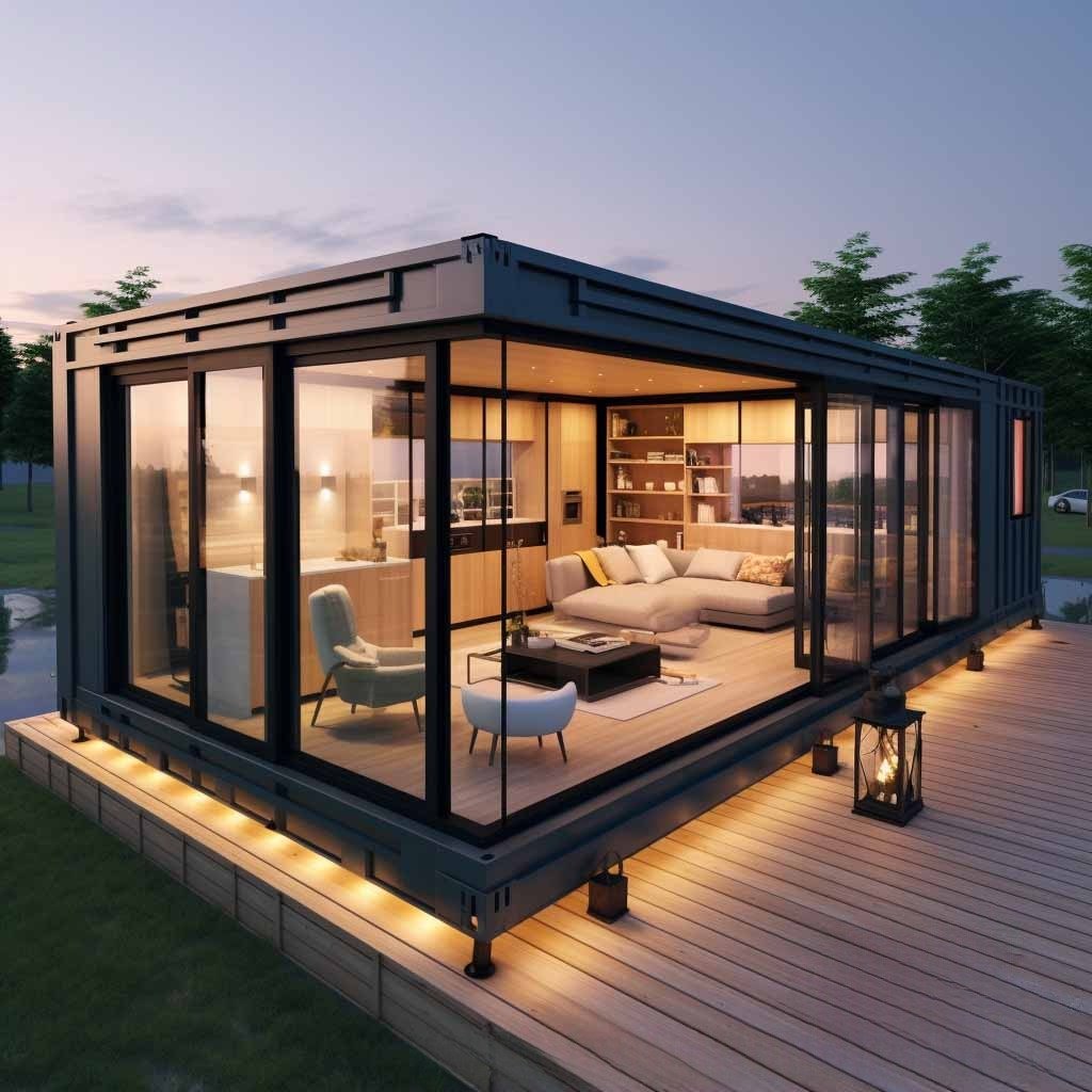 Trang trí nội thất nhà container tiện nghi